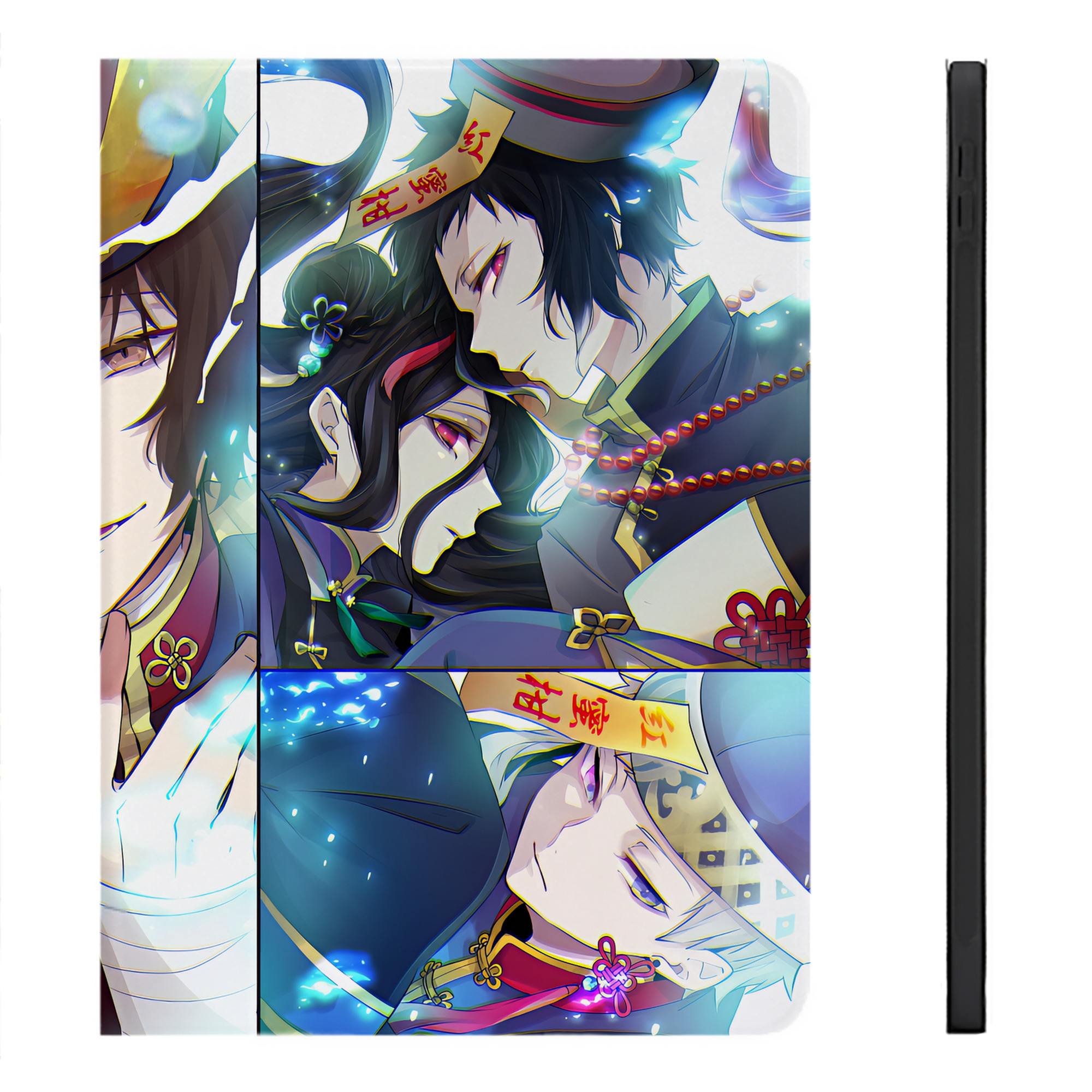 （画像用） 文豪ストレイドッグス Bungo Stray Dogs IPadケース ペンホルダー付き ブックスタイルデザイン